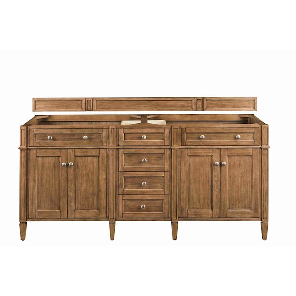 James Martin Vanities Brittany 72in Double Vanity Cabinet, Saddle Brown 650-V72-M-SBR - main